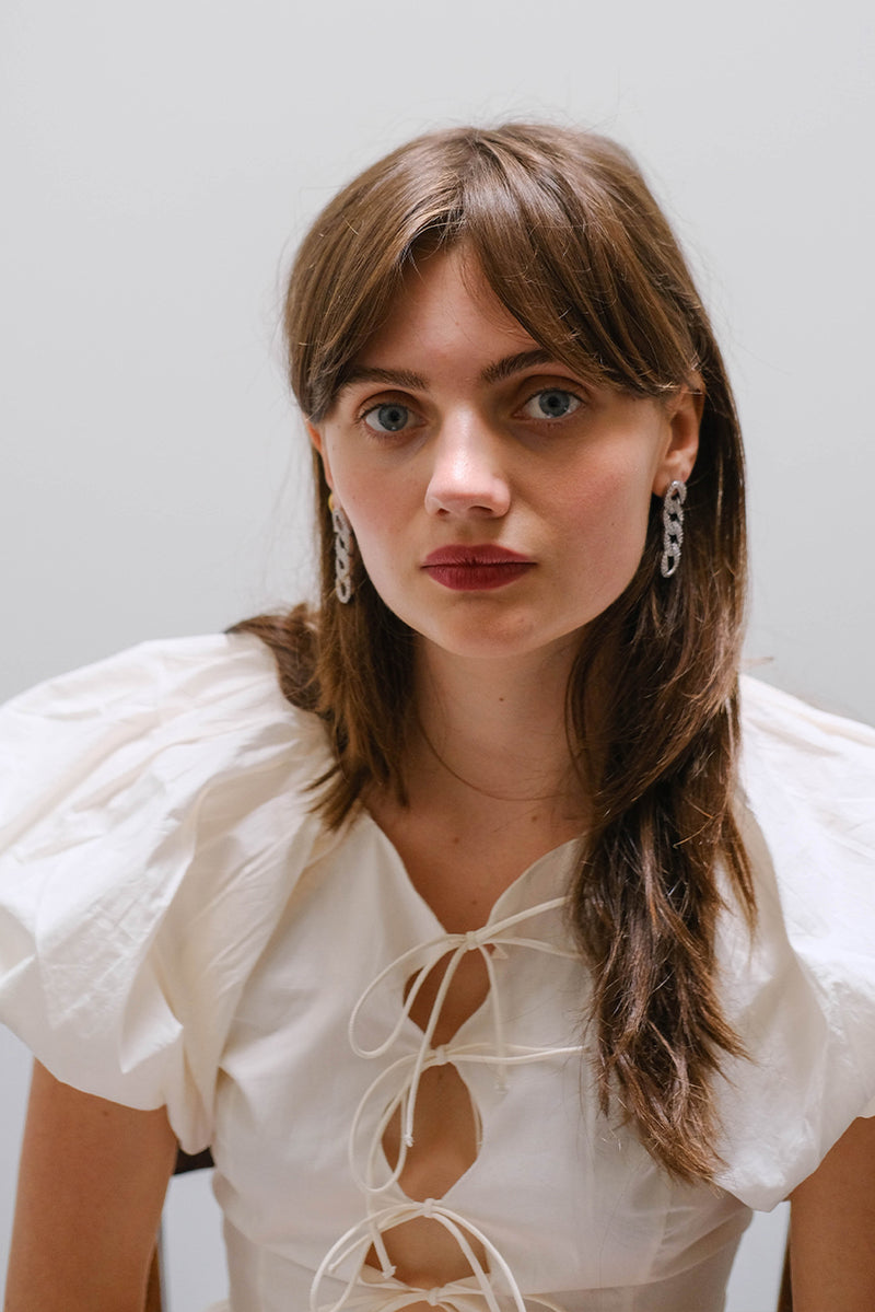 Mini Charlot Earrings - Silver
