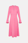 Cady Crepe Midi Dress - Boreal Rose