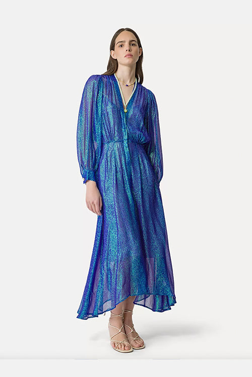 Irise Silk Chemisier Dress