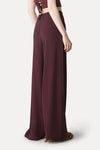 Envers Satin Palazzo Pant - Chocolate Noir