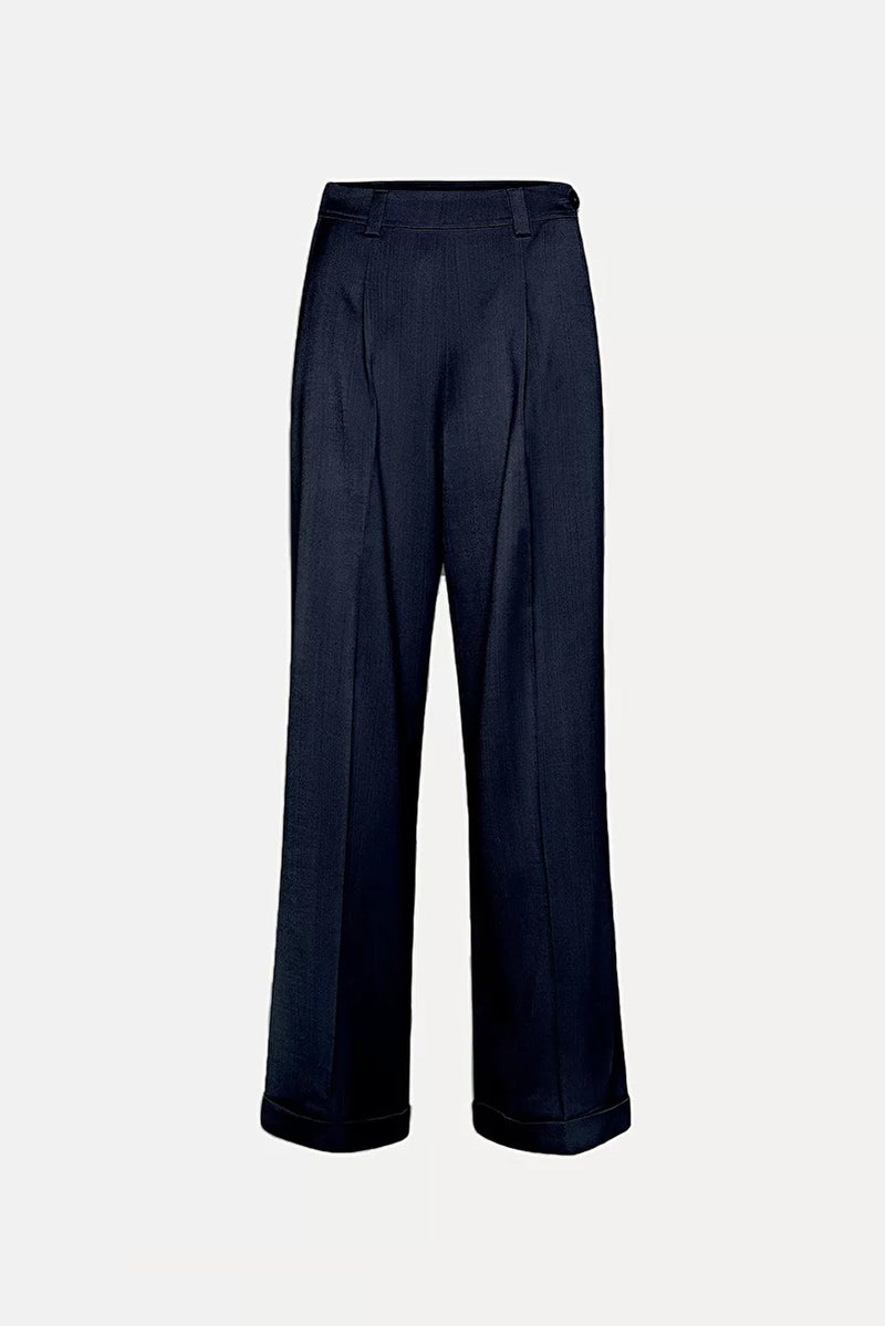 Slub Sartorial Pants - Notte