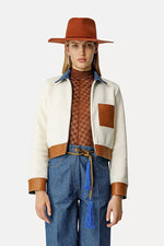 Denim & Wool Short Coat