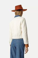 Denim & Wool Short Coat
