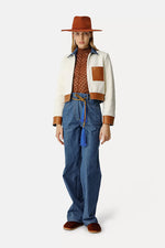 Denim & Wool Short Coat