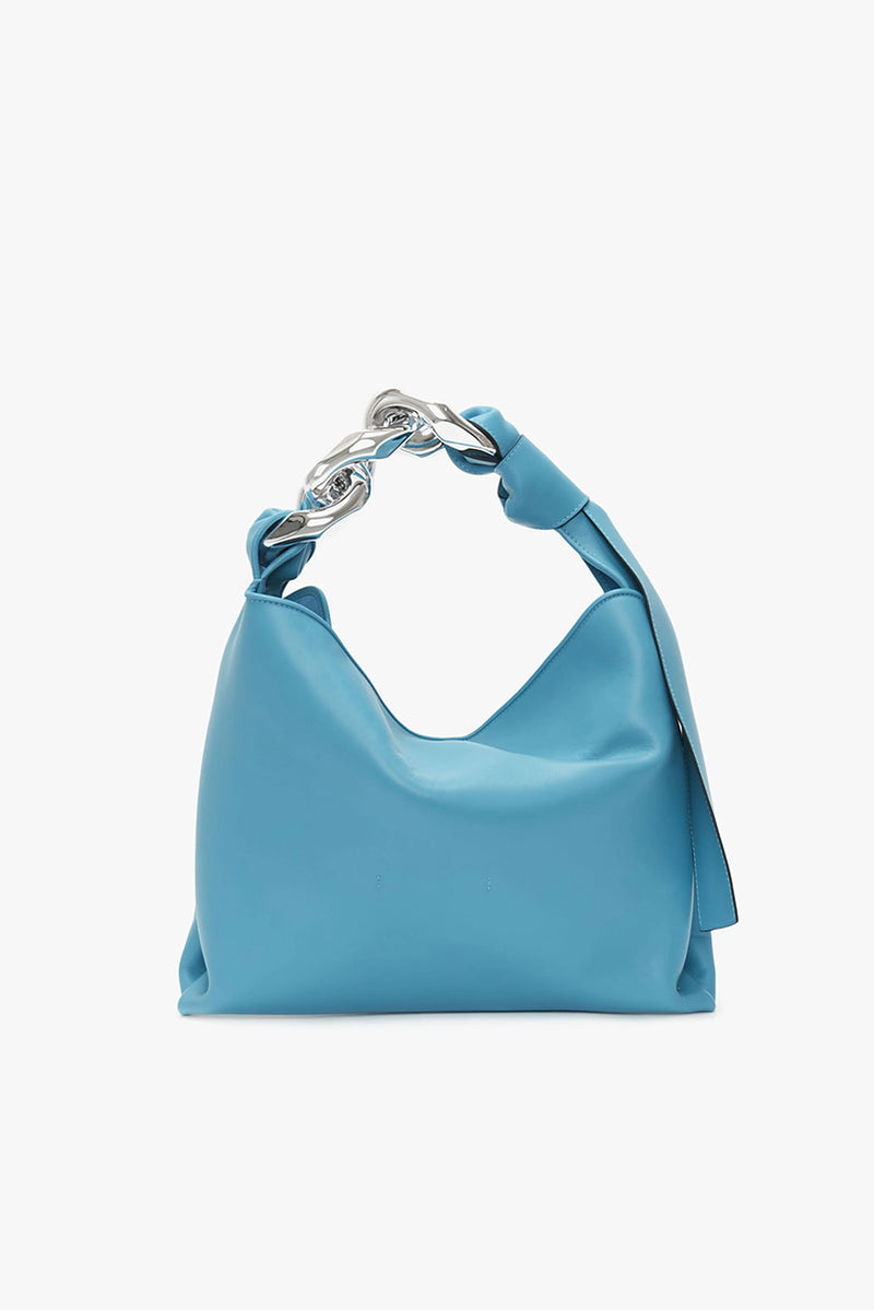 Small Chain Hobo Bag - Turquoise