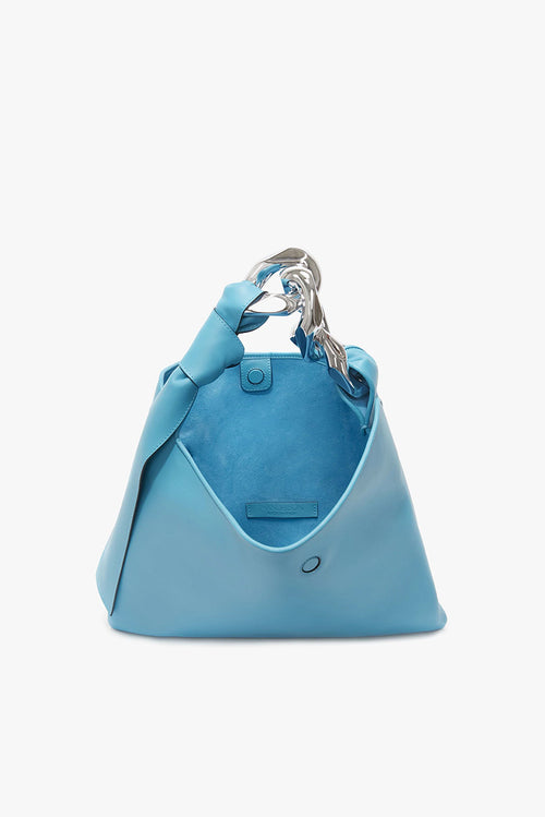 Small Chain Hobo Bag - Turquoise