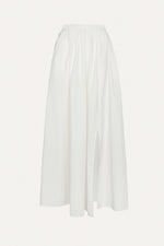 Cotton Long Skirt - White