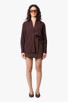 Lou Mini Skirt - Chocolate