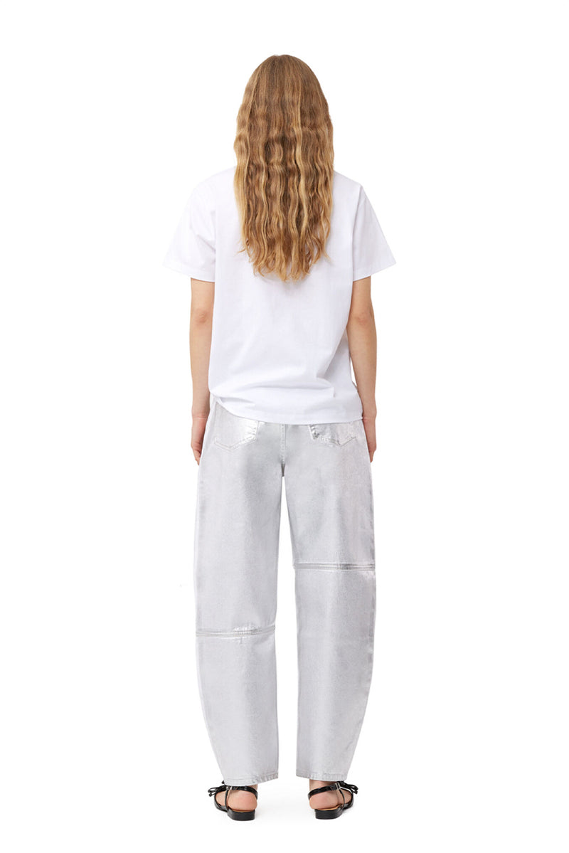 Basic Jersey Lemon Relaxed T - Shirt - Bright White