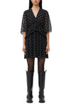 Butterfly Lace  Tights - Black