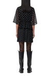 Butterfly Lace  Tights - Black