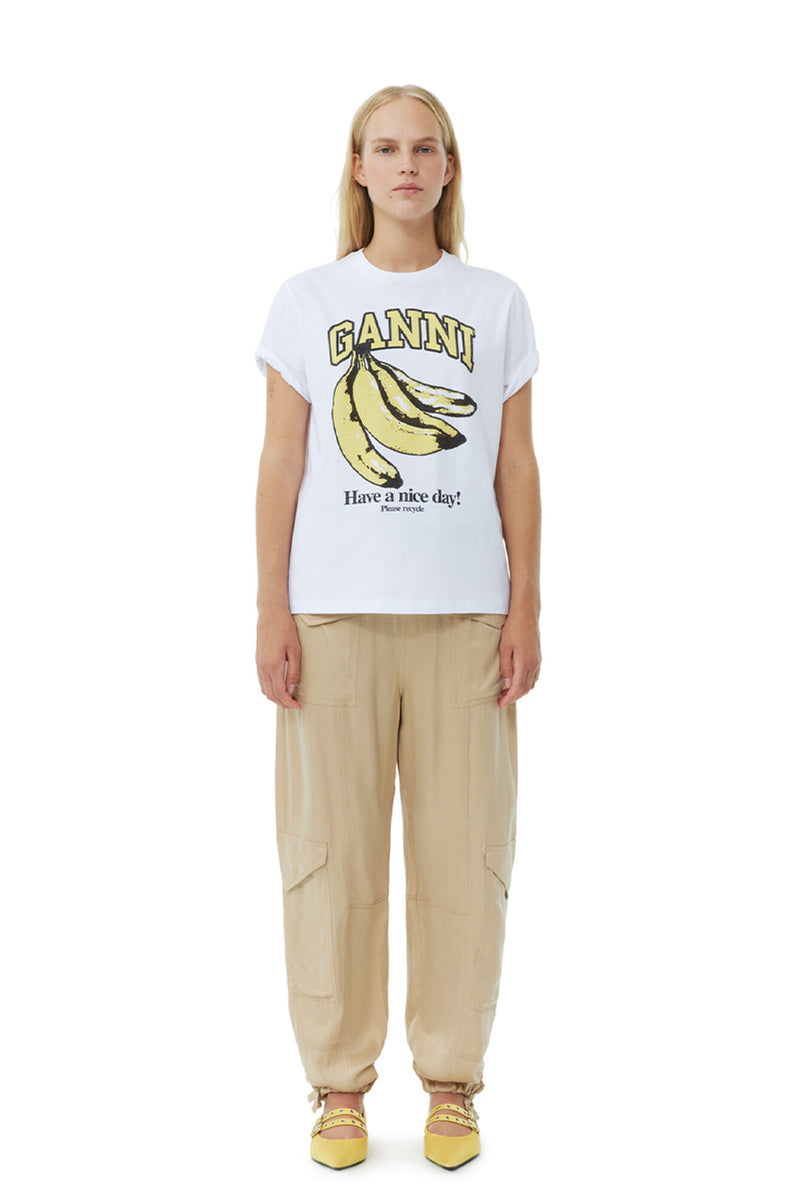 Basic Jersey Banana T Shirt