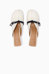 GANNI Sue Heeled Mule - Egret