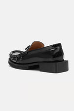 Butterfly Logo Moccasin - Black