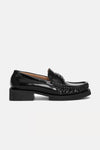 Butterfly Logo Moccasin - Black