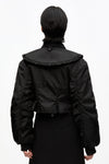 Duchesse Nylon Fitted Jacket - Black