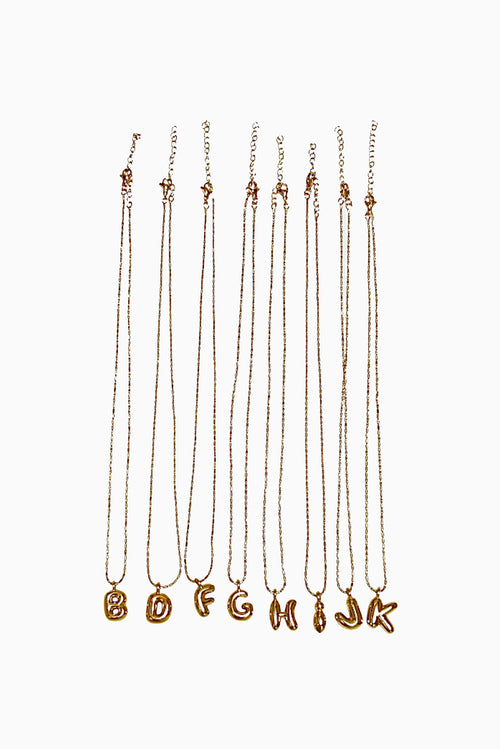 Alphabet Bubble Necklace
