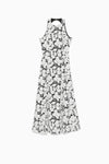 Anglais A-Line Midi Dress - Bright White Comb