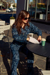 Lazer Denim Iry HW Bootcut Slit - Mid Blue Stone