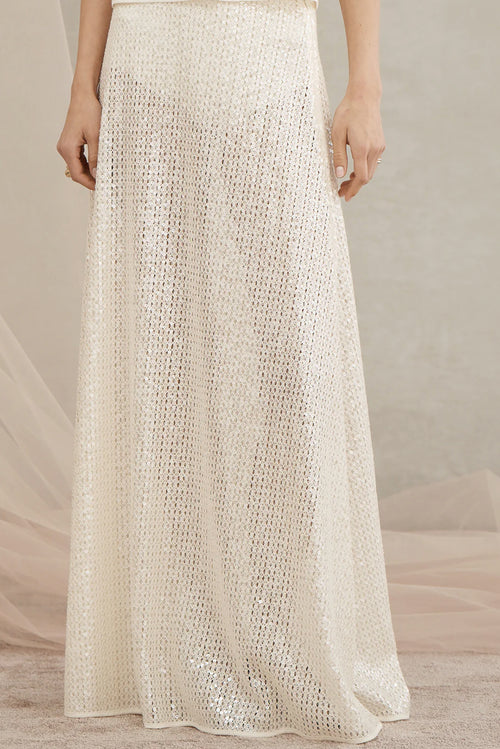 Catalina Maxi Skirt - Ivory