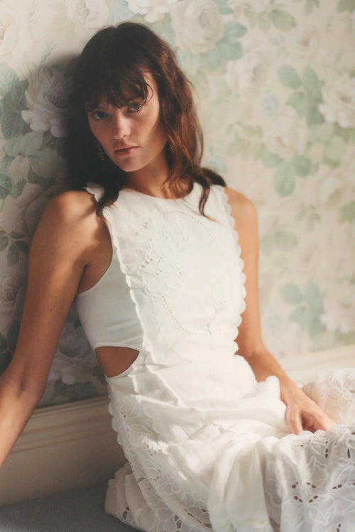Amelia Dress - White