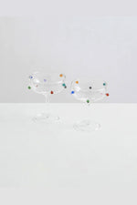 Pomponette Coupes - Clear Multi