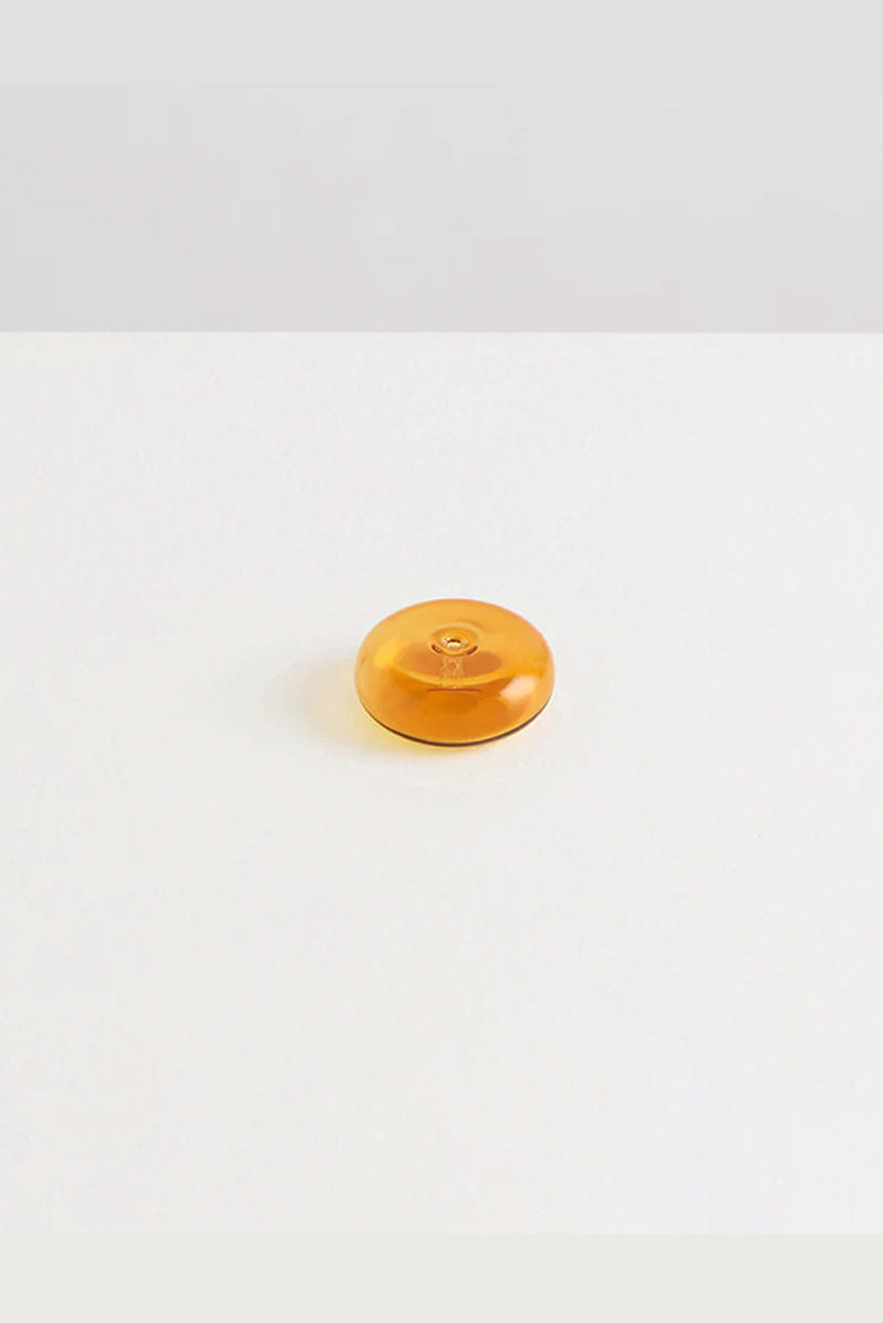 Glass Pebble - Amber