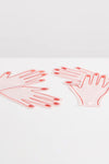 Petit Four Napkins - Pink/Coral