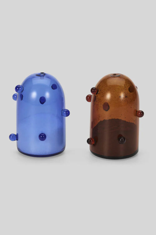 Pomponette Salt & Pepper Set - Amber/Azure