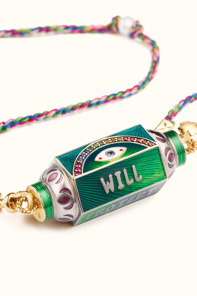 Eye Will Locket - 14k Yellow Gold