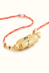 Evil Eye Locket - 14k Yellow Gold