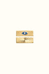 Evil Eye Locket - 14k Yellow Gold