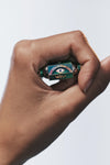 Eye Will Locket - 14k Yellow Gold