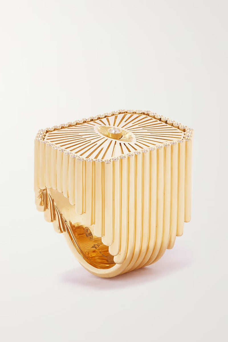 Bague Eye Scap Ring - 18k Yellow Gold