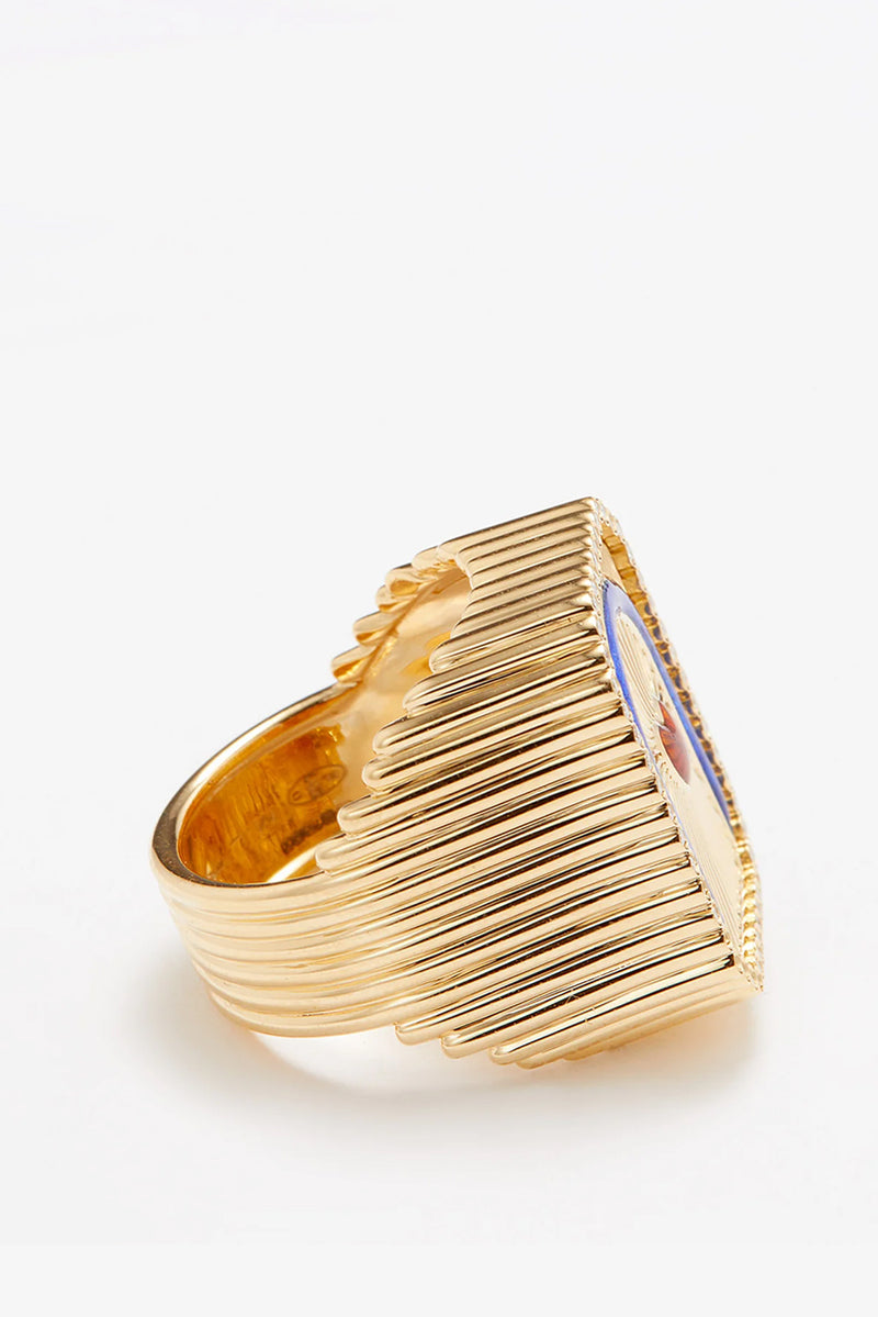 Bague Heart Mini Ring - 18k Yellow Gold
