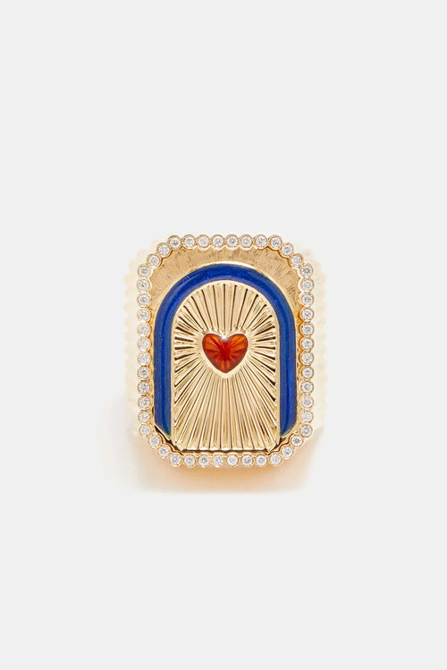 Bague Heart Mini Ring - 18k Yellow Gold