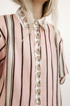 Just Getting Good Stripe Linen Shirt Dress - Neapolitan Ice Cream