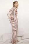 Aftersun Stripe Silk Pant - Neapolitan Ice Cream