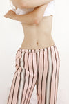 Aftersun Stripe Silk Pant - Neapolitan Ice Cream