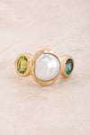 Cloud Iridescence Ring 2 - 9k YG