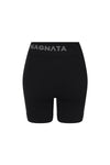 Classic Wool Mini Short - Black