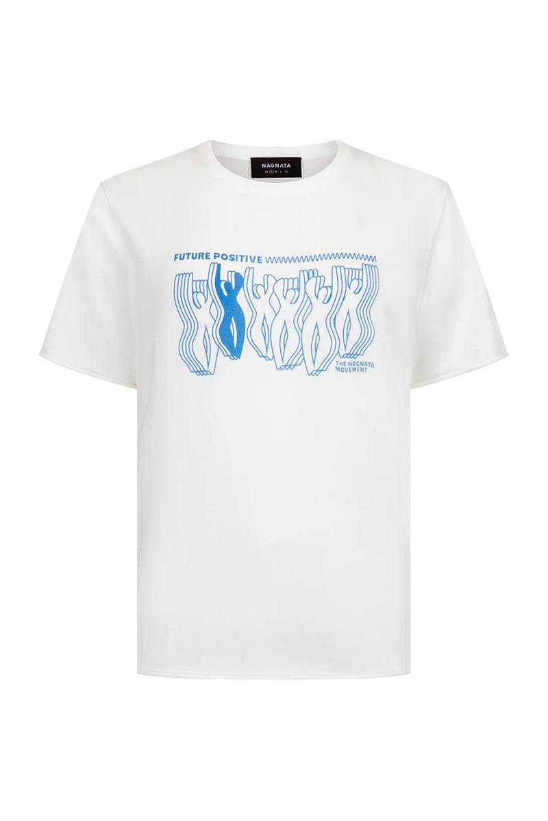 Future Positive Organic Tee - Cream