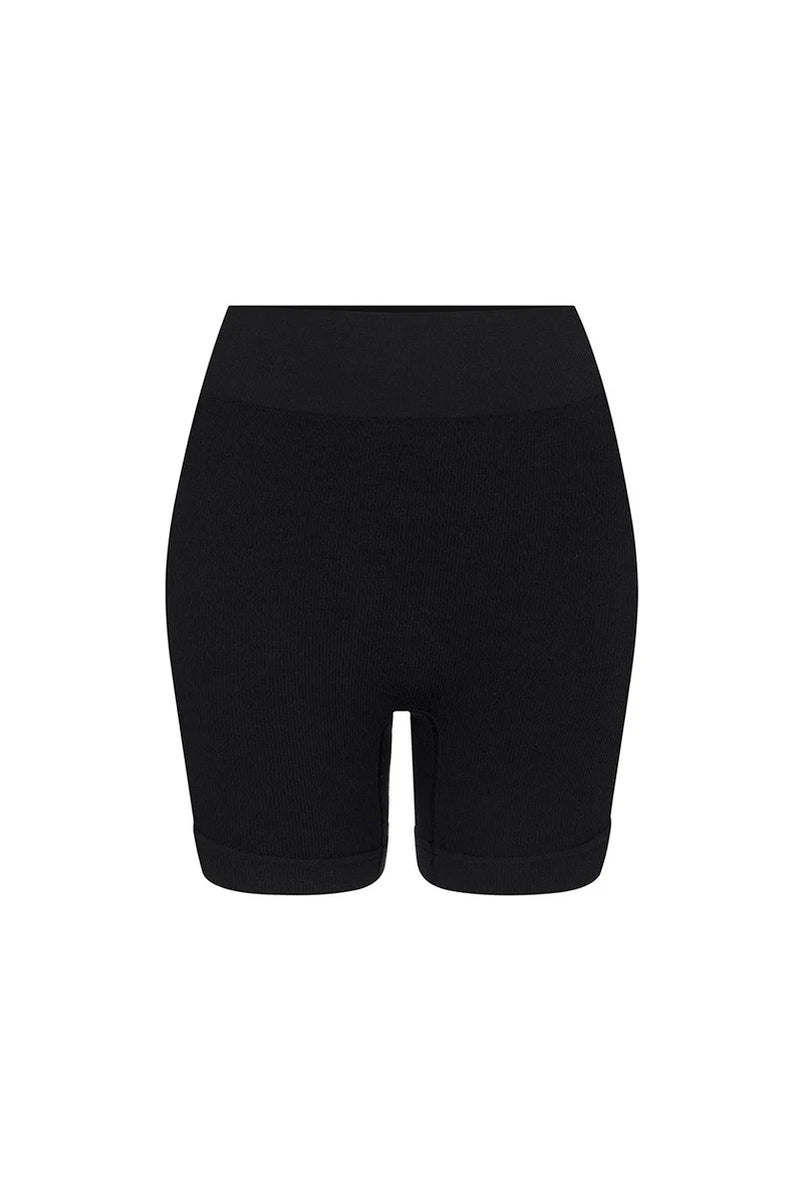 Classic Wool Mini Short - Black