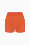 Classic Micro Wool Mini Short - Papaya