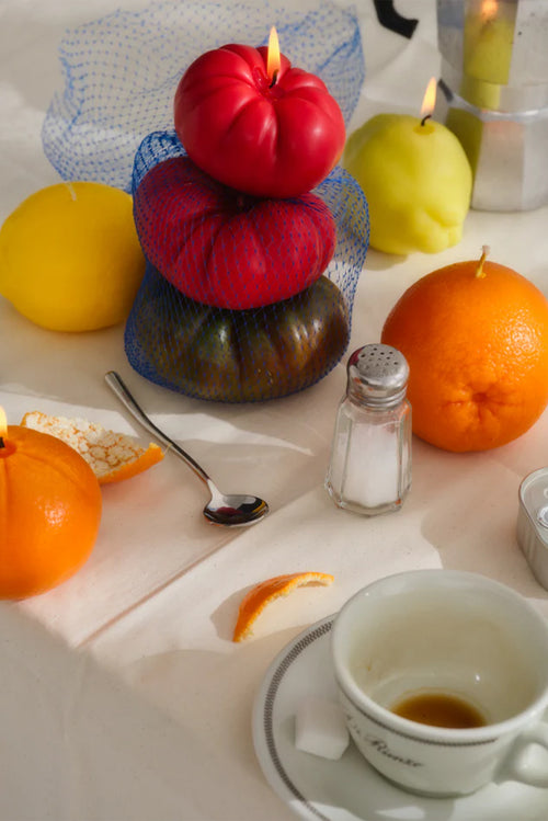 NONNA'S GROCER Orange Candle