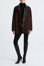 Barn Jacket - Mocha Suede