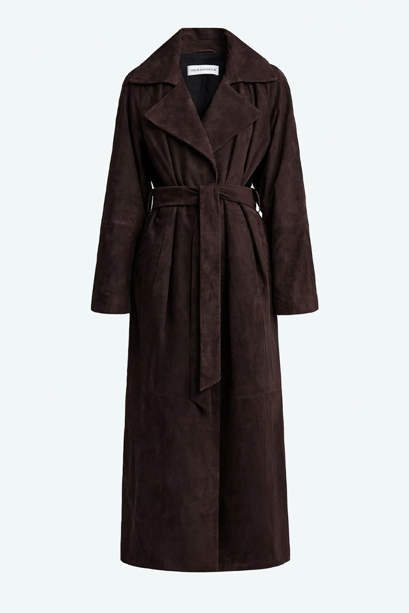 Althea Suede Jacket - Mocha Suede