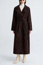 Althea Suede Jacket - Mocha Suede