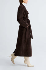 Althea Suede Jacket - Mocha Suede