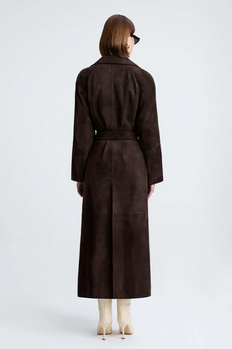 Althea Suede Jacket - Mocha Suede